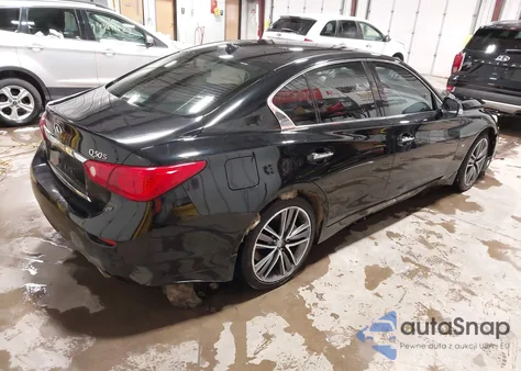 2015 Infiniti Q50 Sport z USA, uszkodzony, nr VIN JN1BV7AR2FM396064